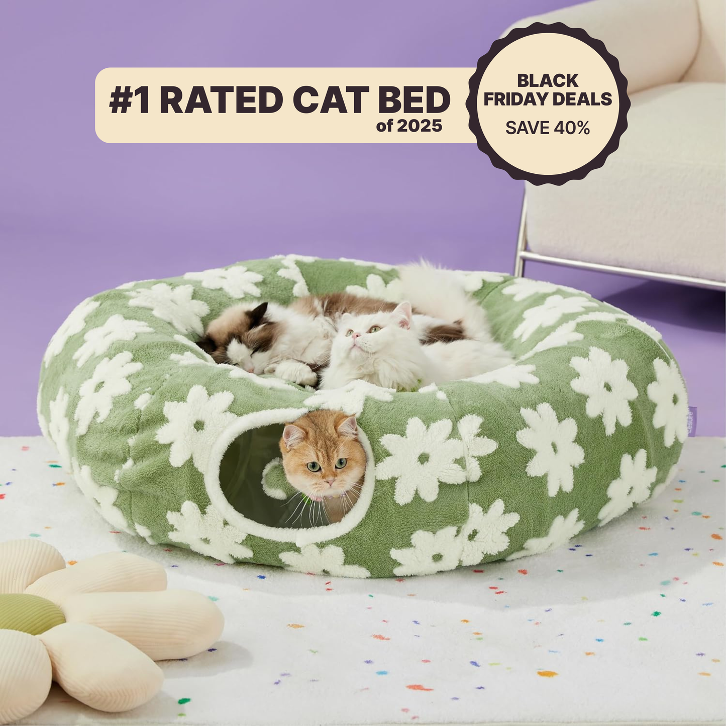 Alpaka Cat Tunnel Bed