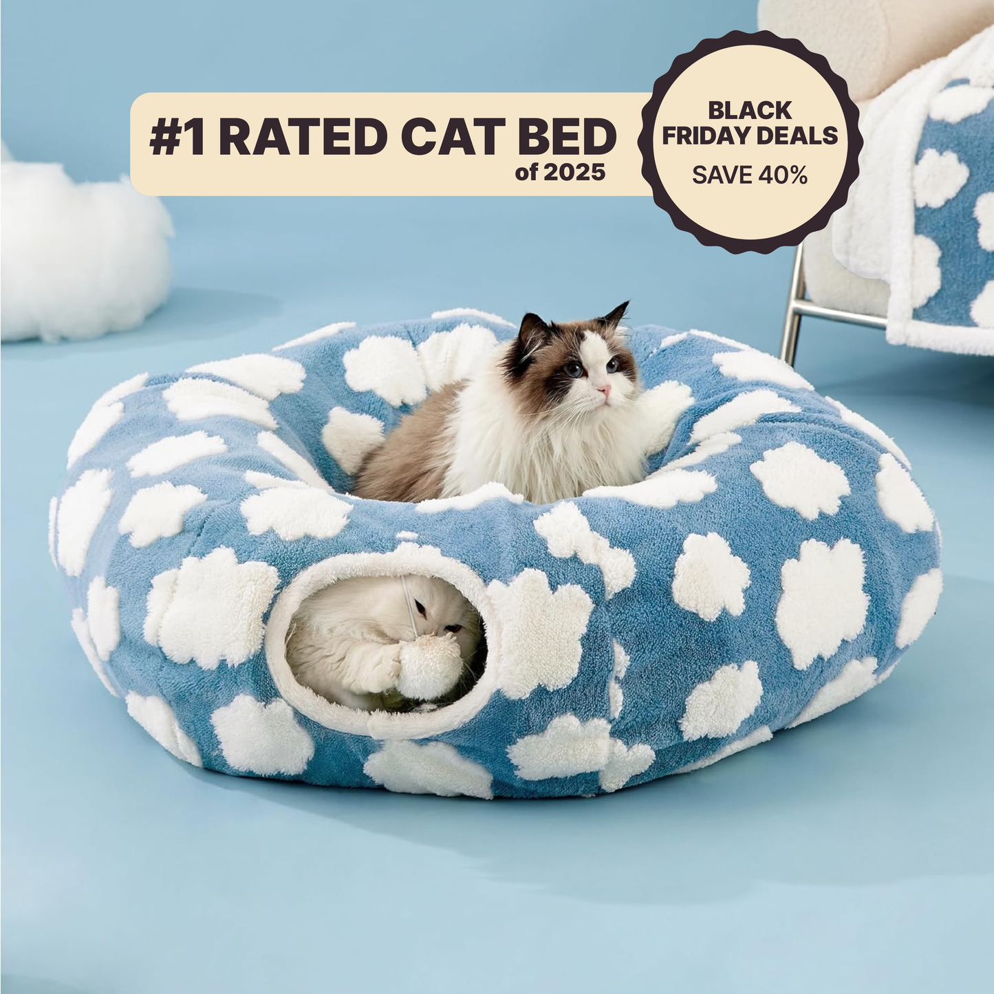 Alpaka Cat Tunnel Bed